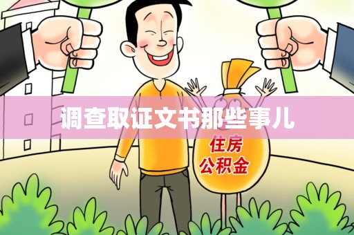 泾县调查取证文书那些事儿