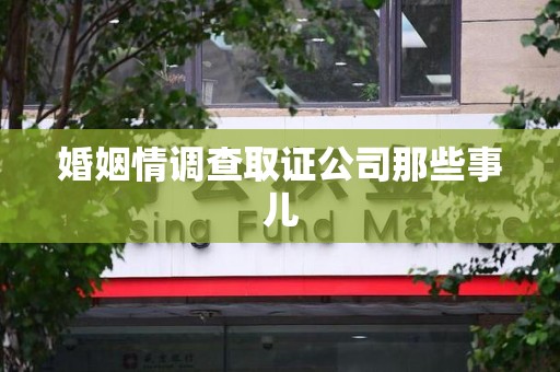泾县婚姻情调查取证公司那些事儿