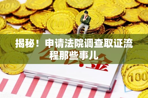 泾县揭秘！申请法院调查取证流程那些事儿