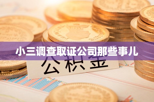 泾县小三调查取证公司那些事儿