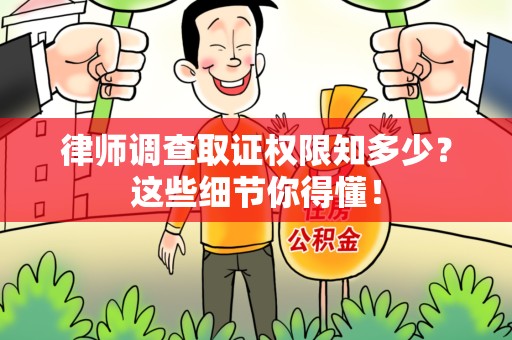 泾县律师调查取证权限知多少？这些细节你得懂！