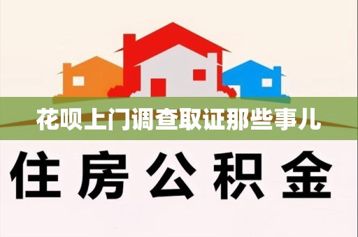 泾县花呗上门调查取证那些事儿
